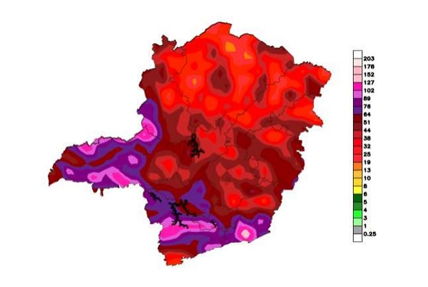 mapa chuva