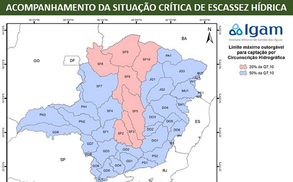 À critério do Igam, poderão ser concedidas outorgas para os usos considerados prioritários pela legislação de recursos hídricos